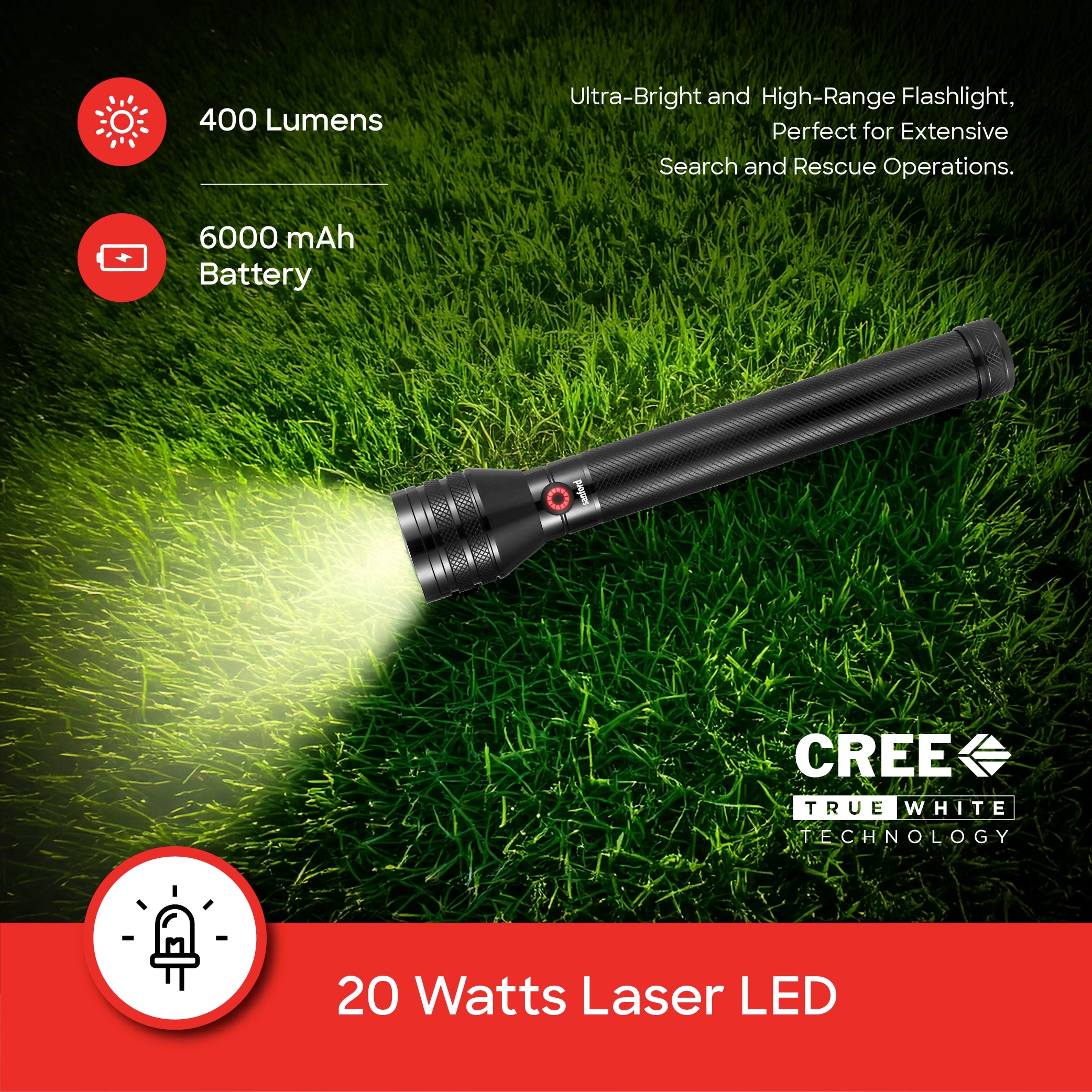 rechargeable LED flashlight combo 4 pack sanford 3