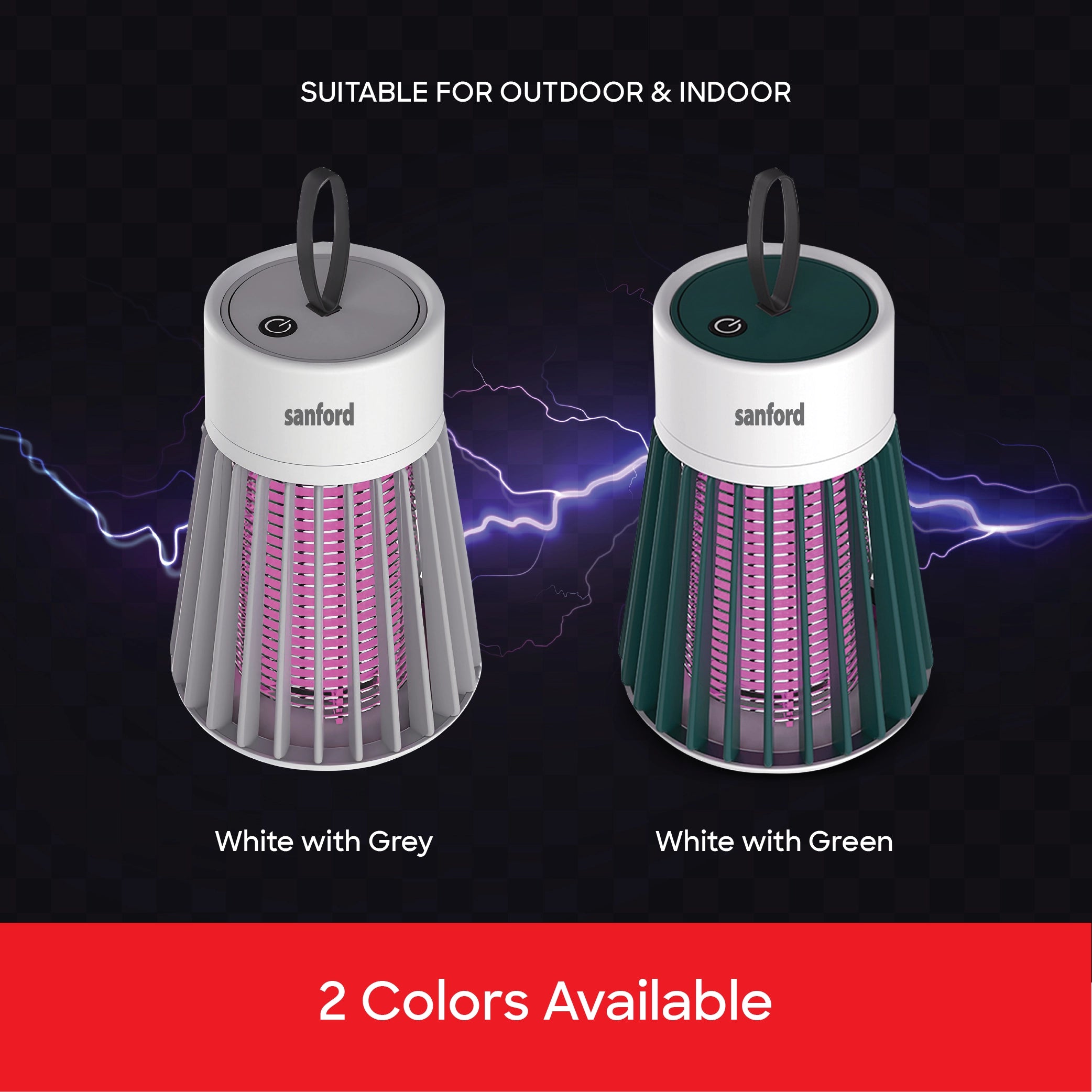 USB rechargeable insect killer lamp with 360 degree coverage sanford 5