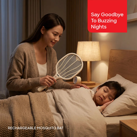 Sanford Rechargeable Mosquito Bat with Flash Light and 3500V Zapping Power - SF638MK - buysanford