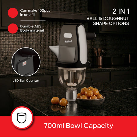 2 in 1 sweet ball and doughnut maker 700ml sanford 3