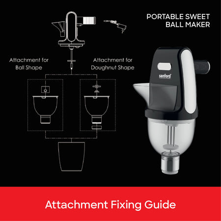 2 in 1 sweet ball and doughnut maker 700ml sanford 5