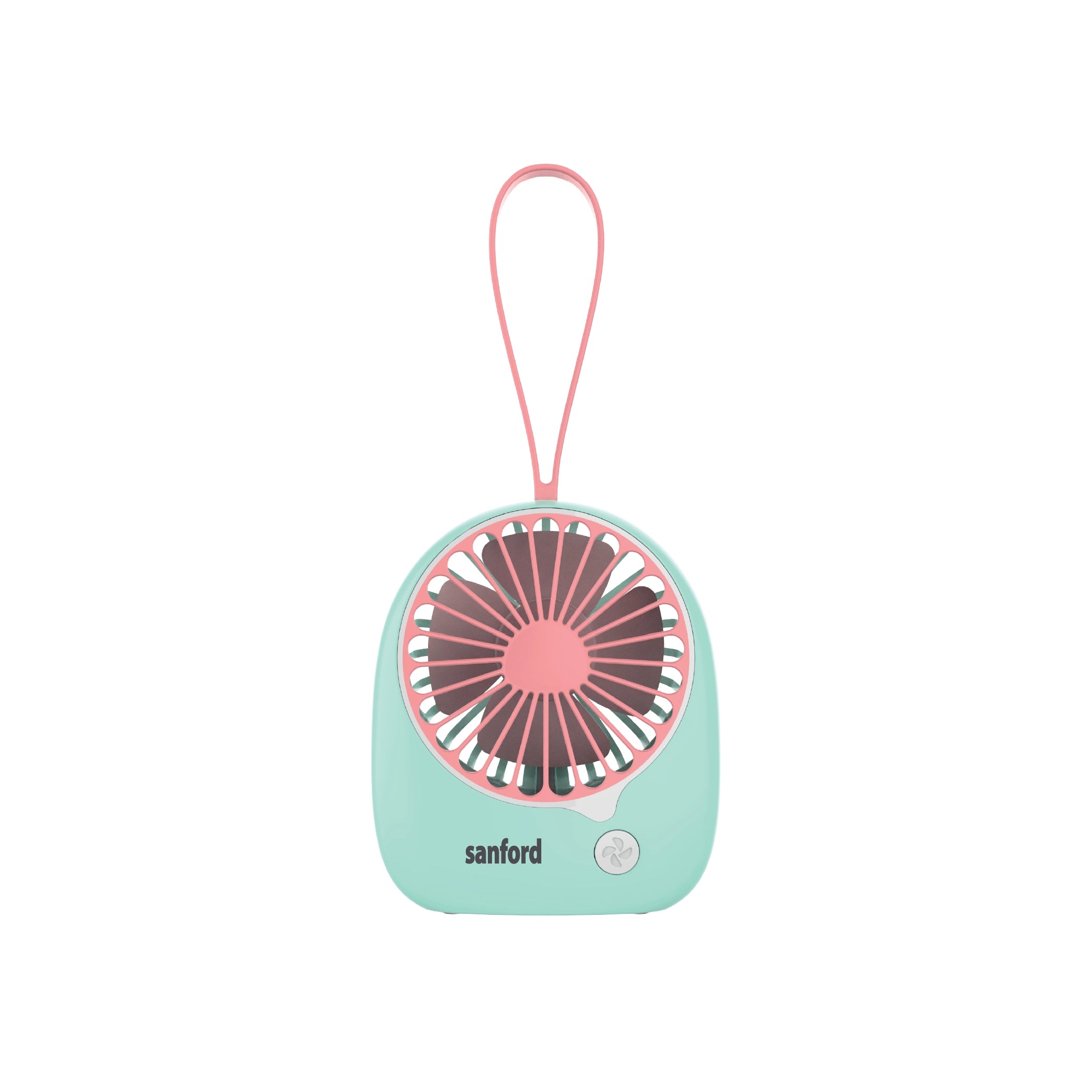 Rechargeable mini fan USB power portable 3 speed quiet operation sanford 1