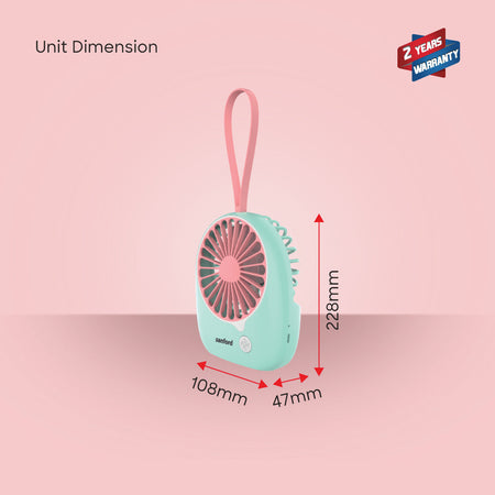 Sanford SF6653MFN Rechargeable Mini Fan Complete Set