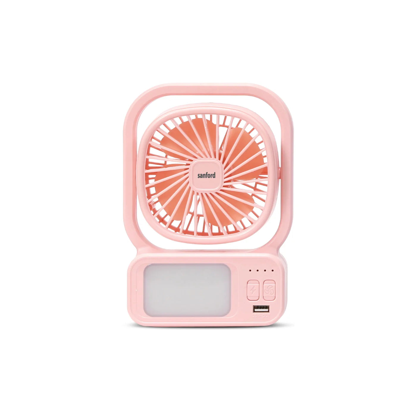 best rechargeable table fan portable 3.7V 2000mAh battery 3-speed control sanford 1