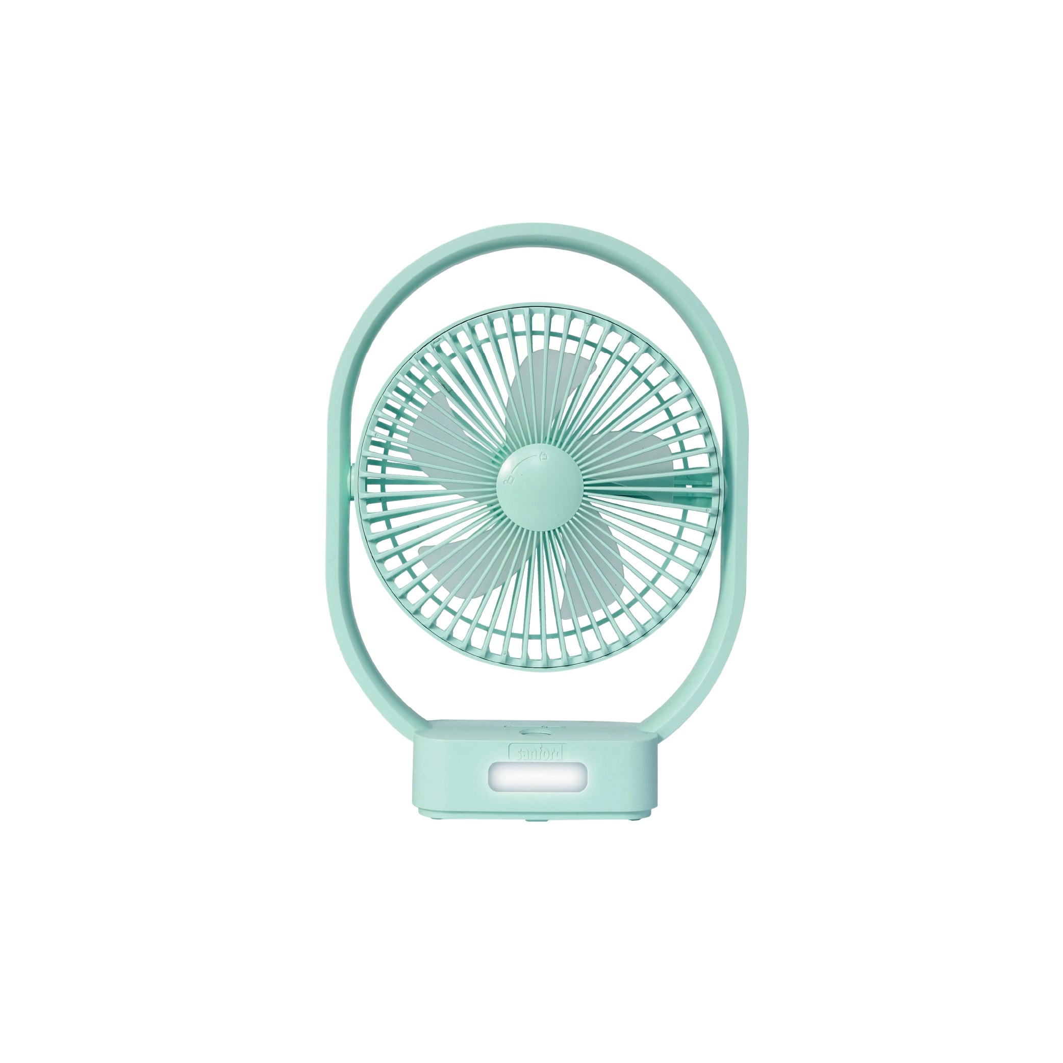 Sanford SF6662MFN Rechargeable Table Fan – front view on white background