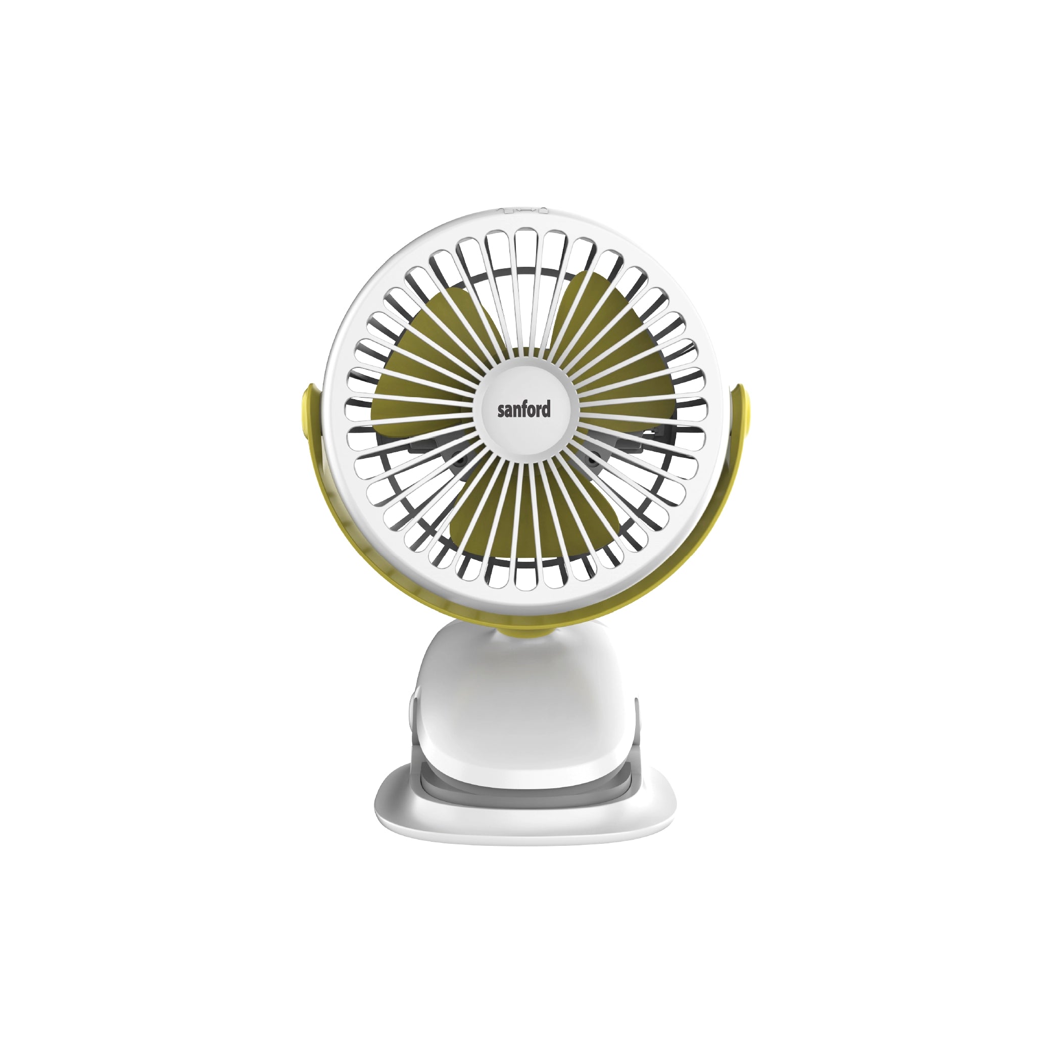 Rechargeable Clip Fan Portable 4 Inch 360 Rotation Strong Grip 3 Speed sanford 1