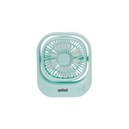 Mini table fan rechargeable portable USB charging 3 speed sanford 1