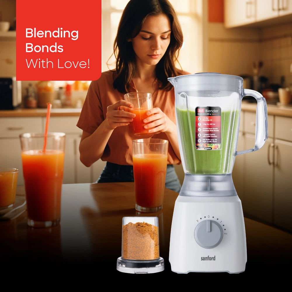 best juice blender 2-in-1 Grinder With 1.8L Jar 600W sanford 2