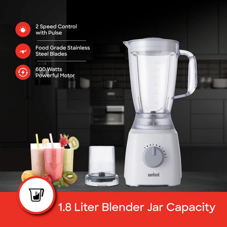 best juice blender 2-in-1 Grinder With 1.8L Jar 600W sanford 4