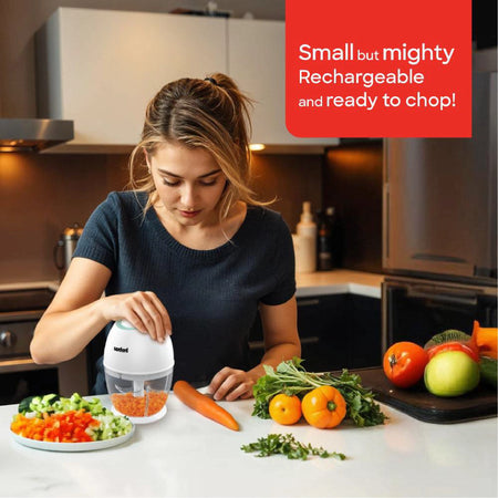 Rechargeable food chopper 450ml USB charging & stainless steel blades sanford 2