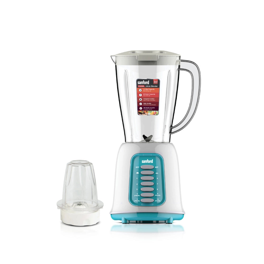best juice blender 2-in-1 Grinder With 1.5L Jar 400W sanford 1