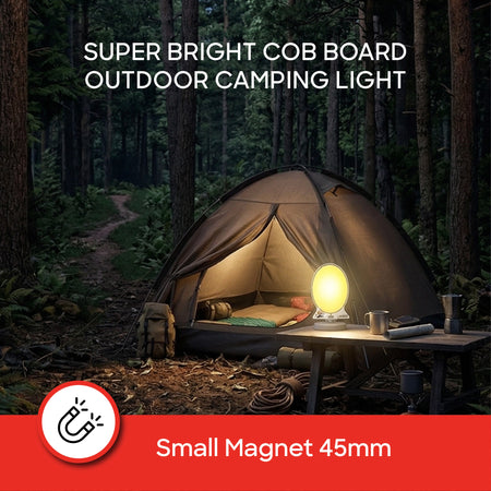 Sanford SF704CL Camping Light – lifestyle shot, magnetic base tent lighting