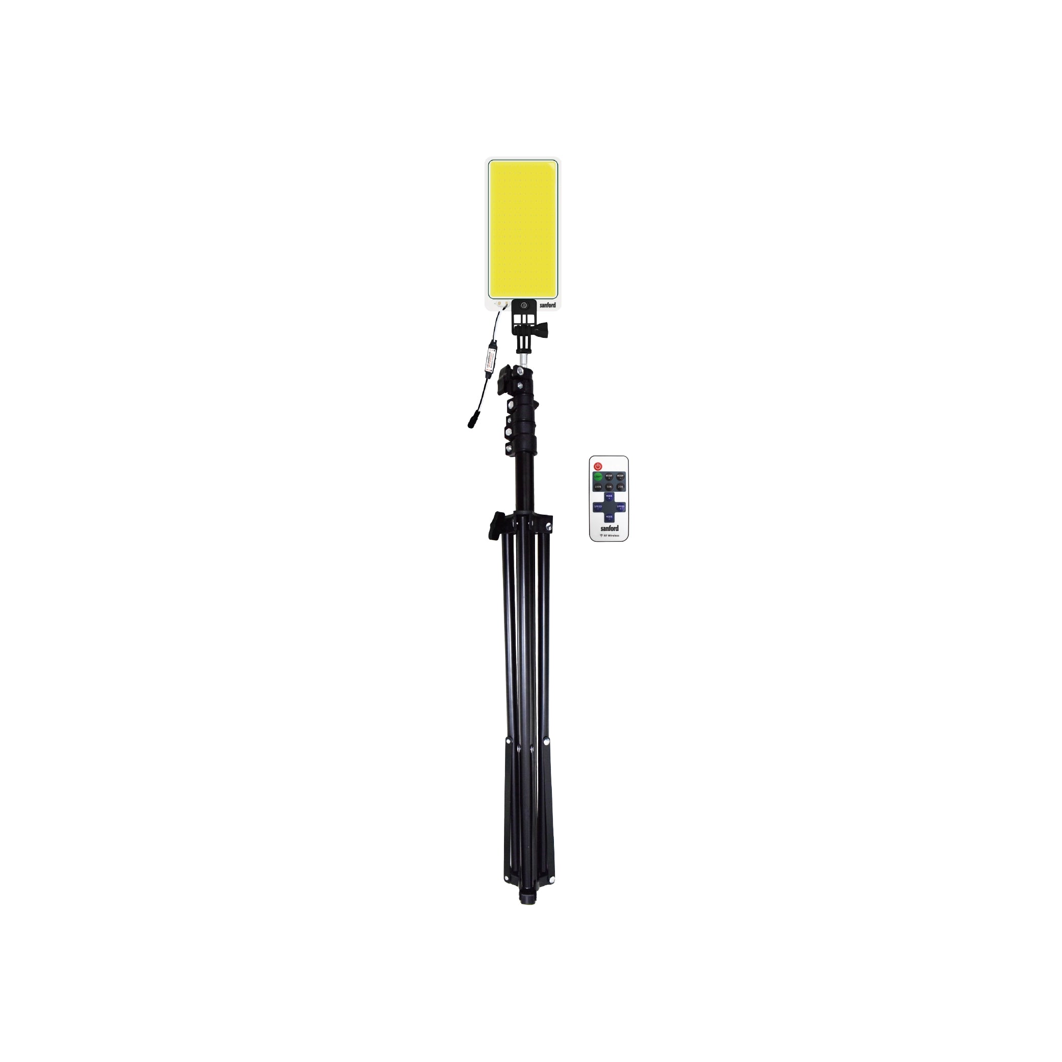 COB LED camping light 47W 4598 lumens 5M iron rod stand sanford 1