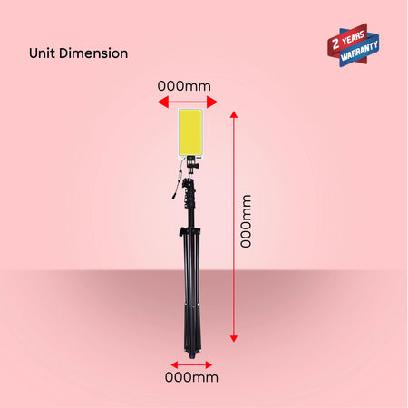 Sanford SF706CL Camping Light – unit dimensions and measurements