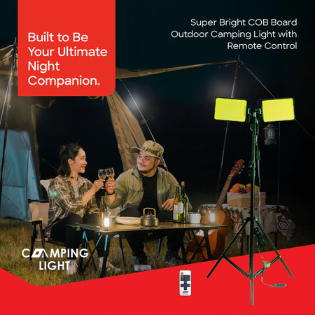 Sanford SF708CL Camping Light – lifestyle shot, dual-lamp campsite lighting