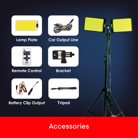 Sanford SF708CL Camping Light – included accessories overview