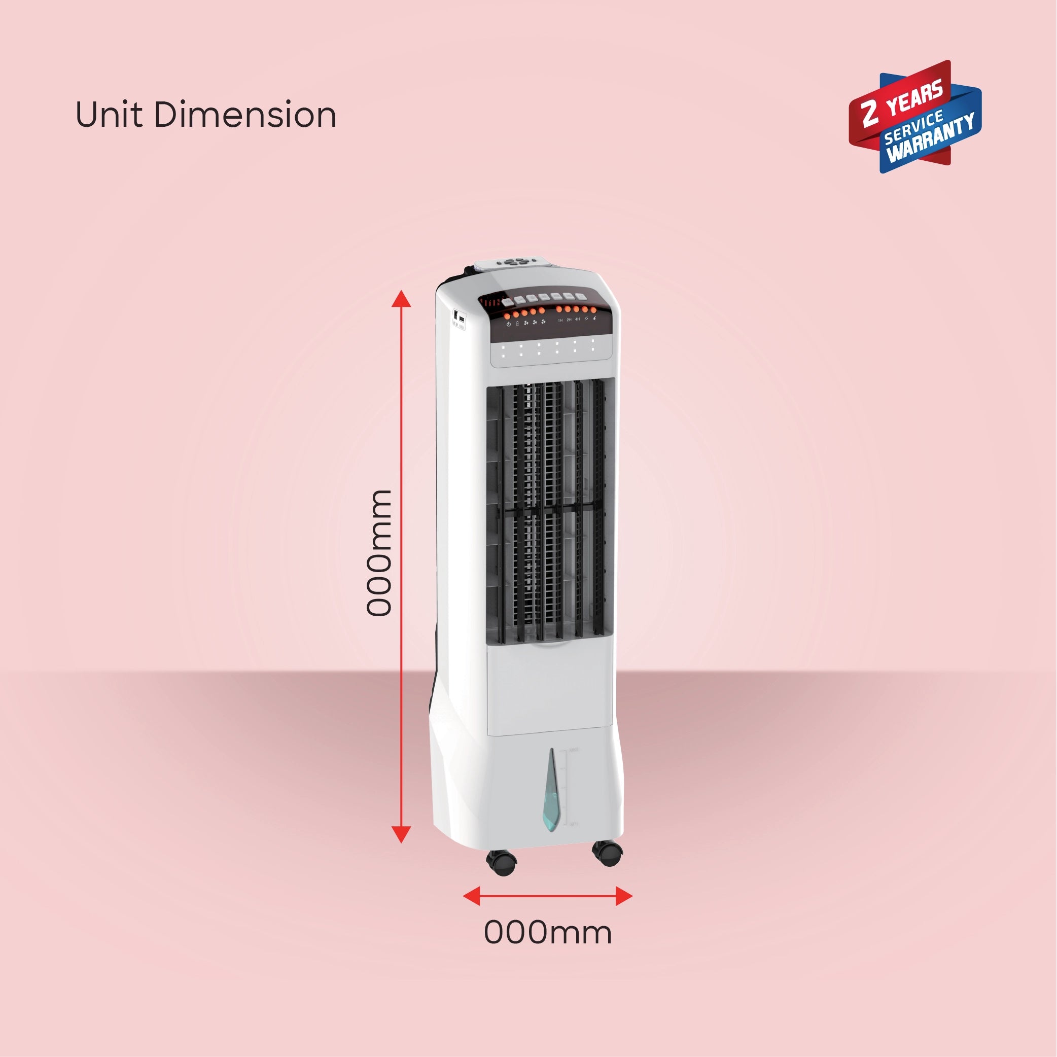 best Air Cooler Rechargeable Portable Remote Control 3 Speed LED Light  sanford 6