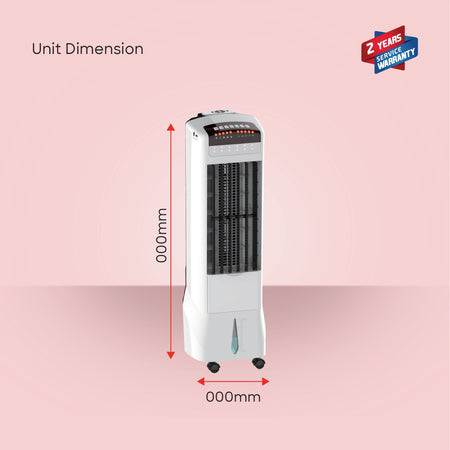 best Air Cooler Rechargeable Portable Remote Control 3 Speed LED Light  sanford 6