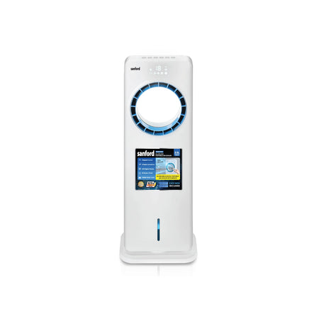 Portable bladeless air cooler 3.5L water tank remote control LED display sanford 1