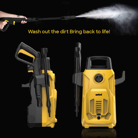Sanford SF8503HPW High Pressure Washer – lifestyle shot, car washing