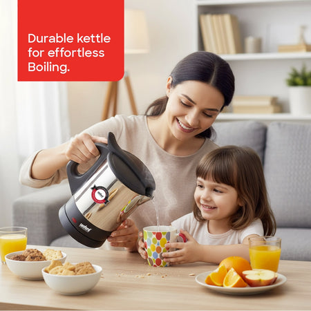 best electric kettle 1.7L 2200W stainless steel 360° cordless sanford 2