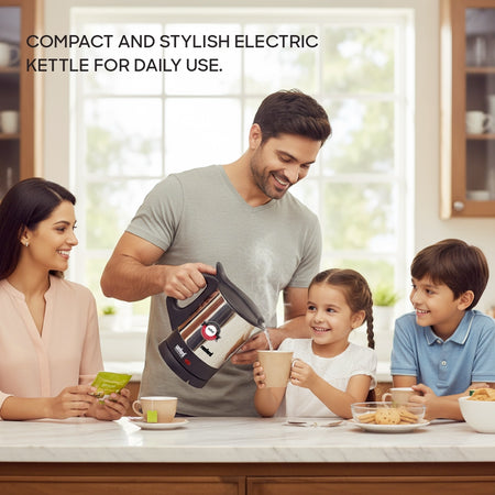 best electric kettle 1.7L 2200W stainless steel 360° cordless sanford 5