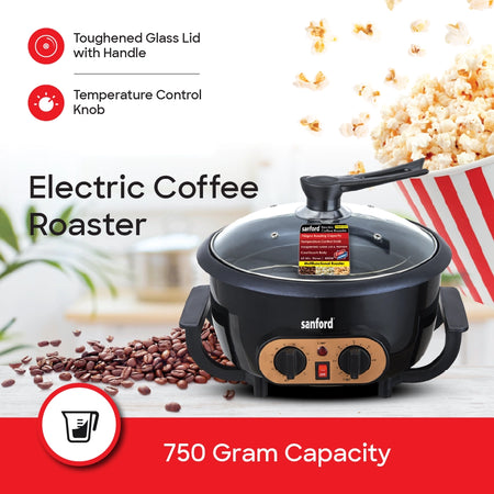electric coffee roaster 750g temperature control 800W sanford 3