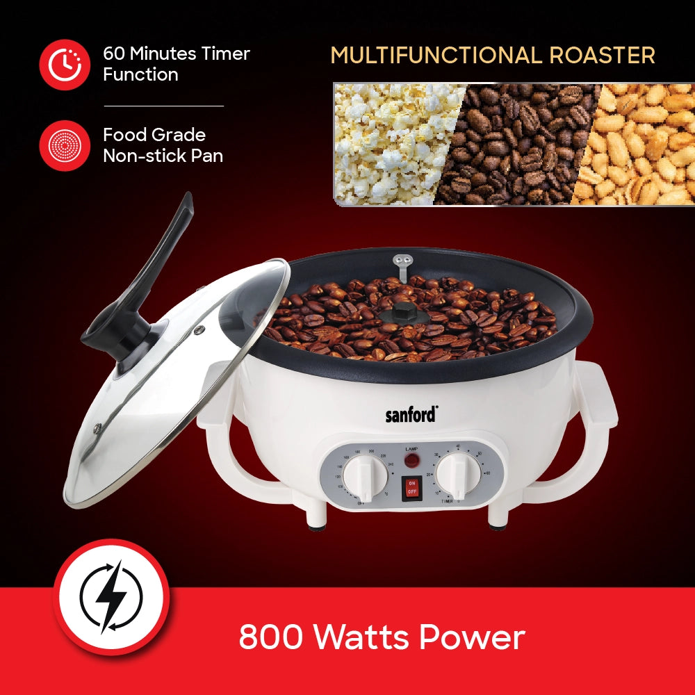 electric coffee roaster 750g temperature control 800W sanford 4