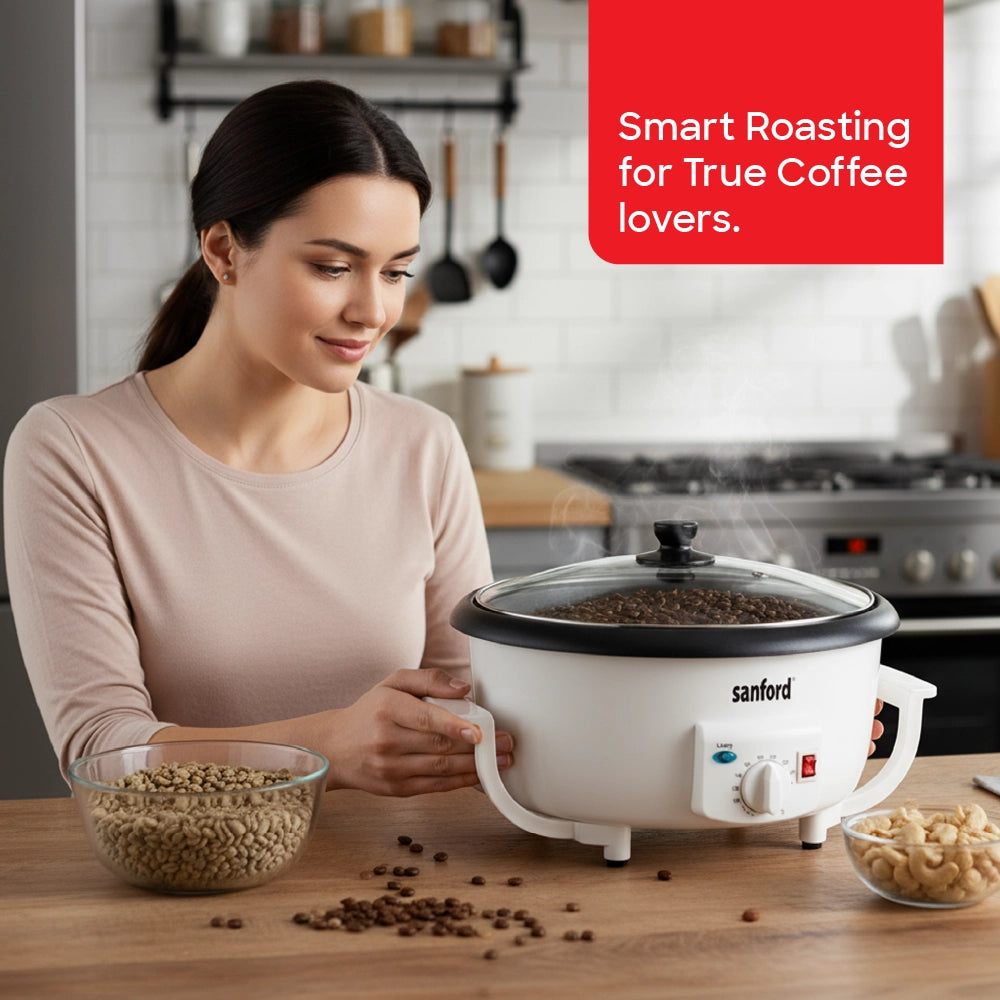 electric coffee roaster 400g temperature control 800W sanford 2