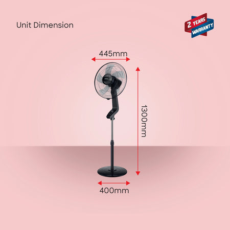 best stand fan 16 inch 5 blade smart wifi controlled sanford 6