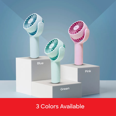 Rechargeable hand fan 5500RPM 3 speed USB charging compact sanford 5