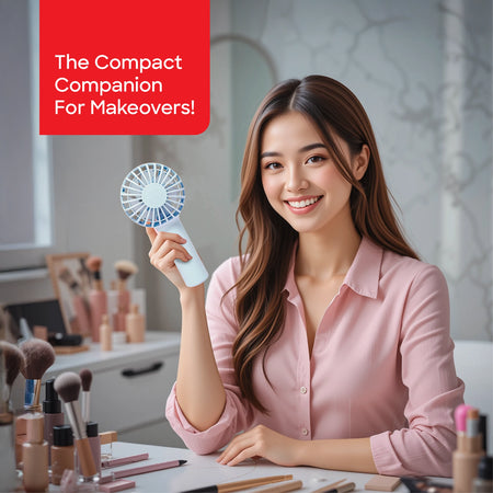 	Sanford SF935HFN A Handheld Fan – compact companion for makeovers