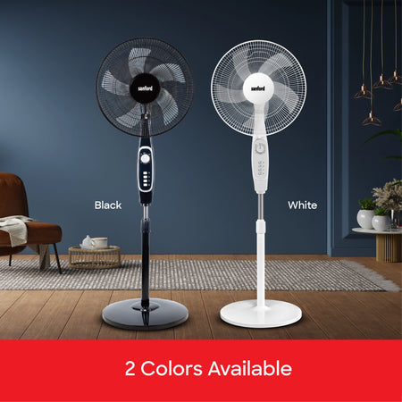 best stand fan 16 inch 60W Heavy-Duty Motor 3-Speed Adjustable sanford 5
