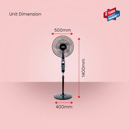 best stand fan 16 inch 60W Heavy-Duty Motor 3-Speed Adjustable sanford 6