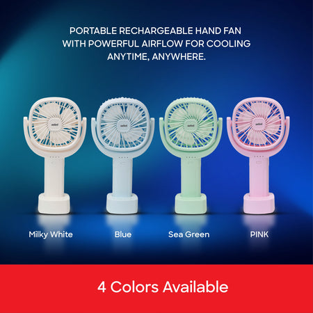 portable hand fan power bank 3600mAh battery 3 speed control sanford 5