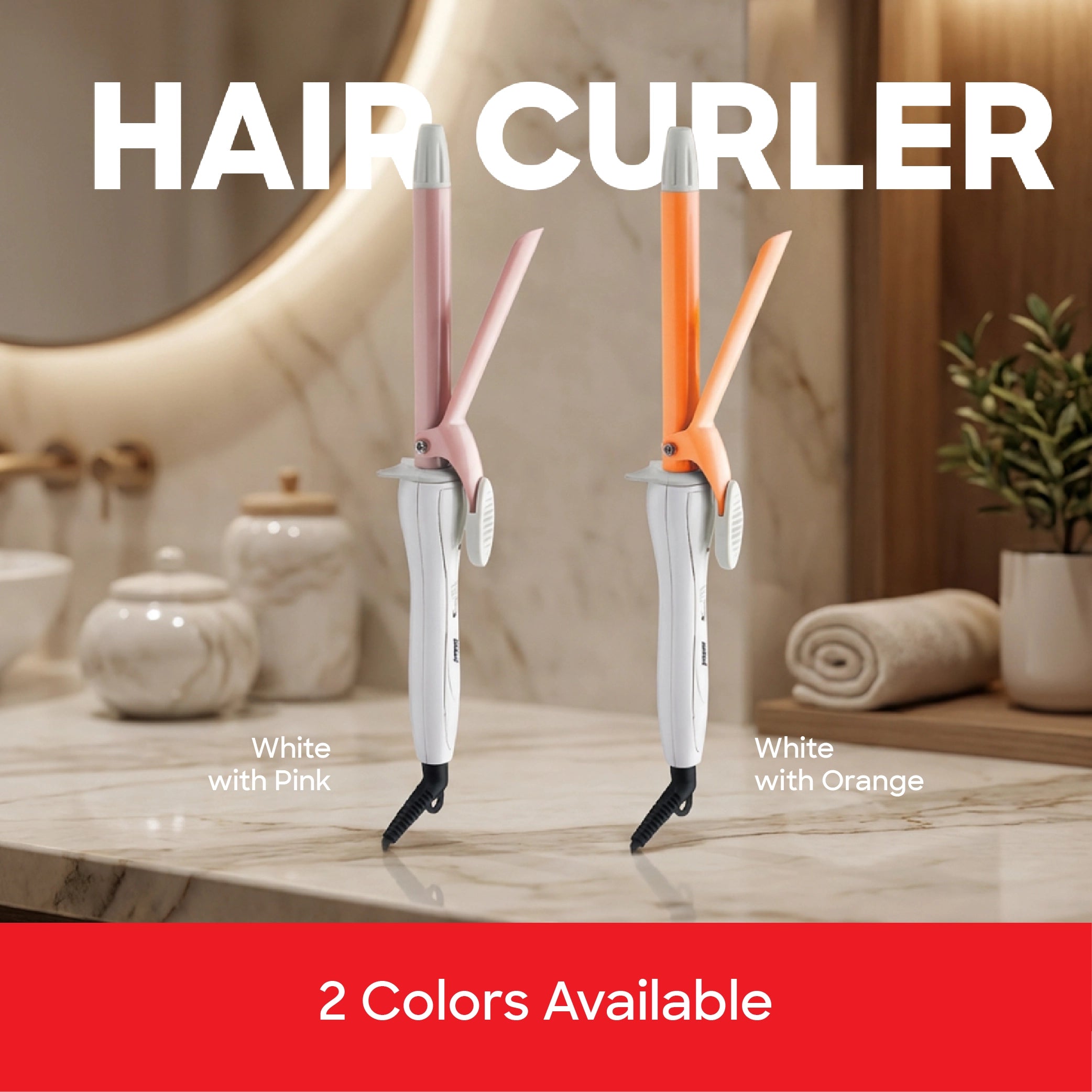 best hair curler max temperature 200°C 40W sanford 5
