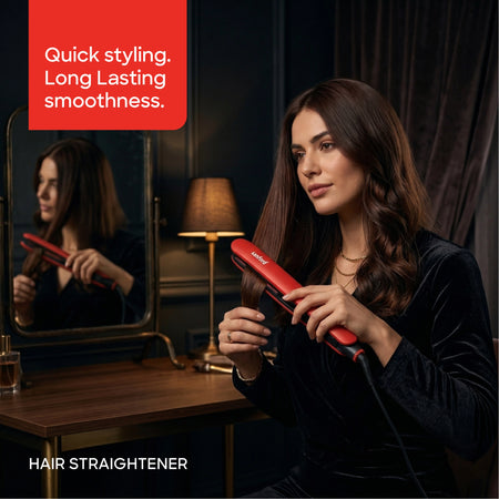Ceramic coated hair straightener silicone surface and 360 swivel cable sanford 2