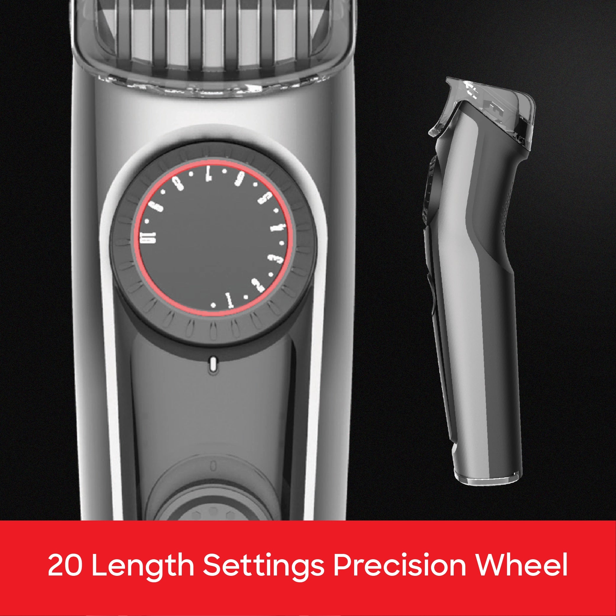rechargeable hair and beard trimmer 45 min type C charging sanford 5