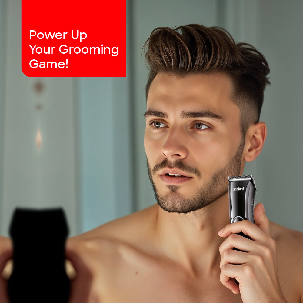 best hair trimmer U blade 6500 RPM motor LED display & long runtime sanford 2