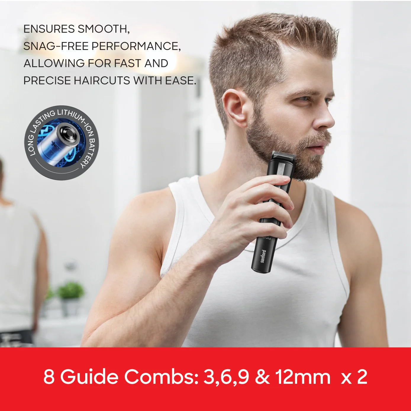 best rechargeable hair clipper 14 in 1 professional grooming kit sanford 5