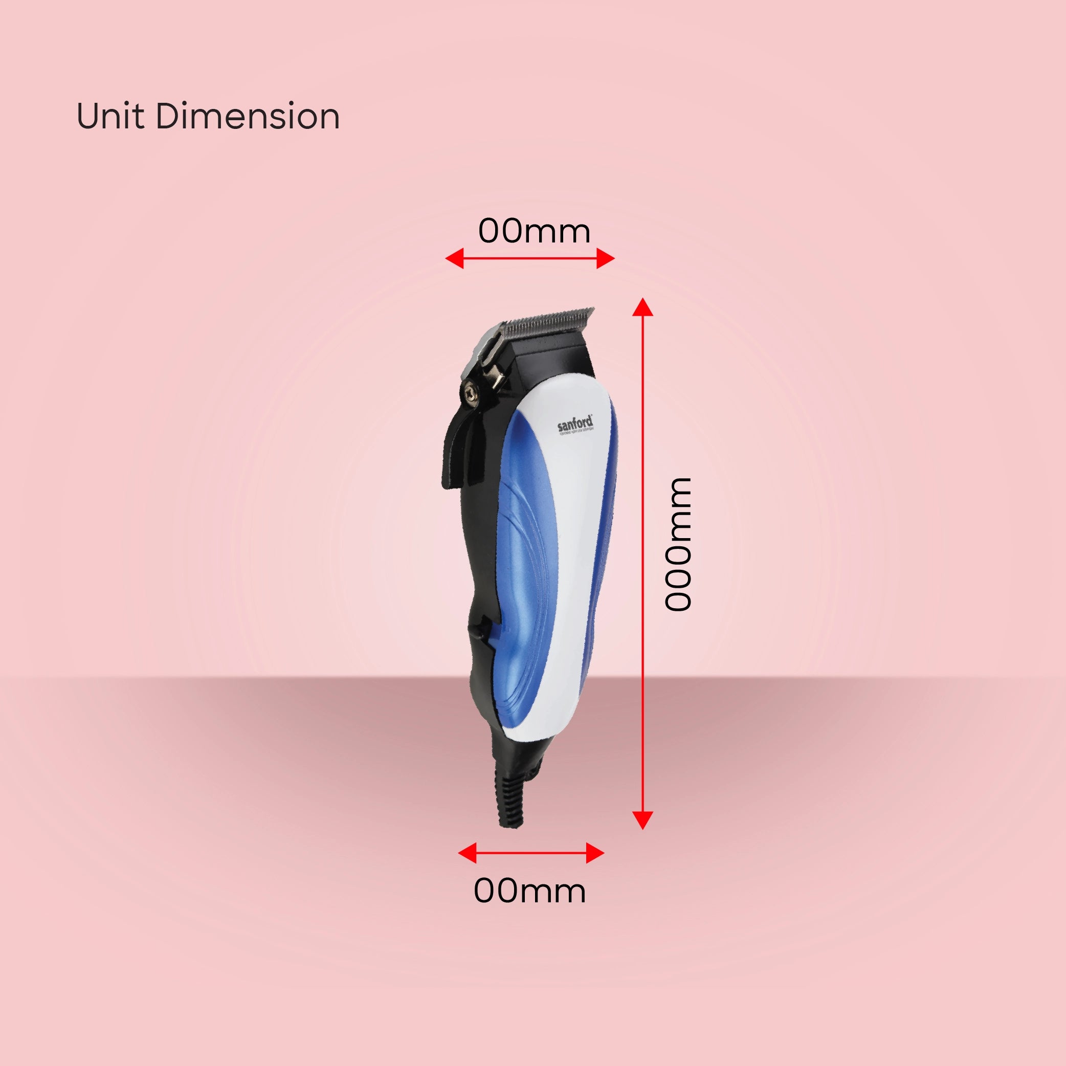 best rechargeable hair clipper adjustable multi cut steel blade sanford 6