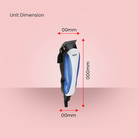 Sanford SF9730HC Hair Clipper – unit dimensions and measurements