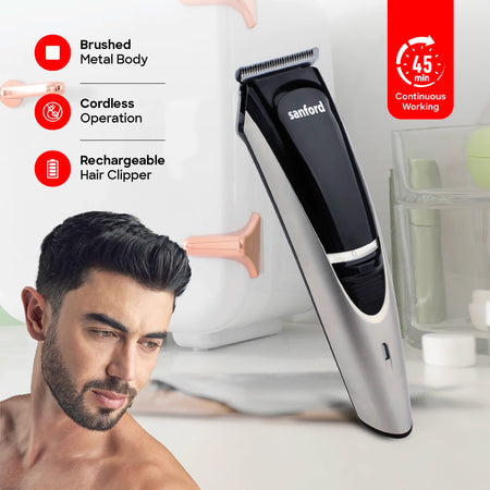 	Sanford SF9739HC A Hair Clipper – close-cut styling in action