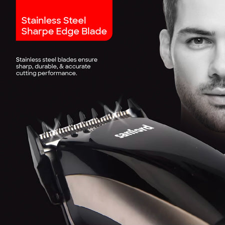 Sanford SF9739HC A Hair Clipper – stainless steel sharp-edge blade