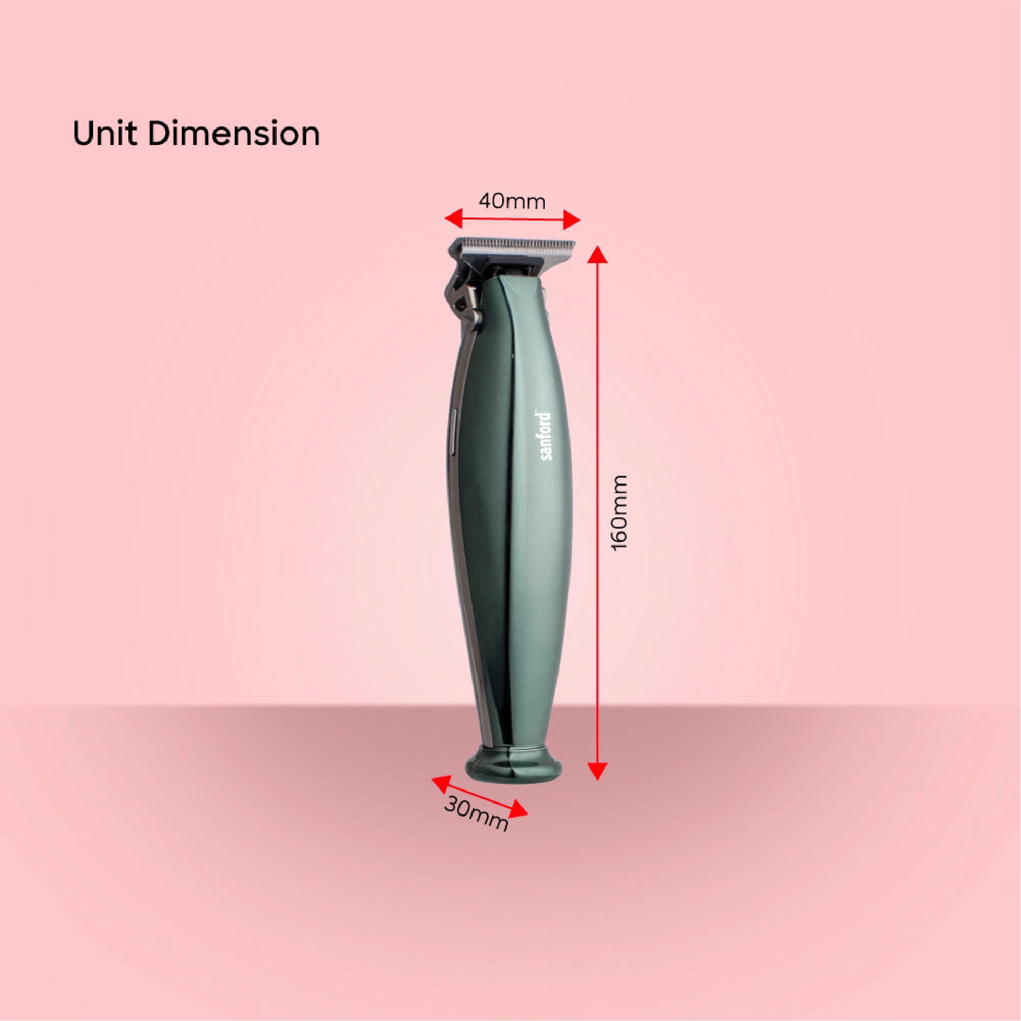 best hair trimmer T blade zero cut alloy blades LED display & USB sanford 6
