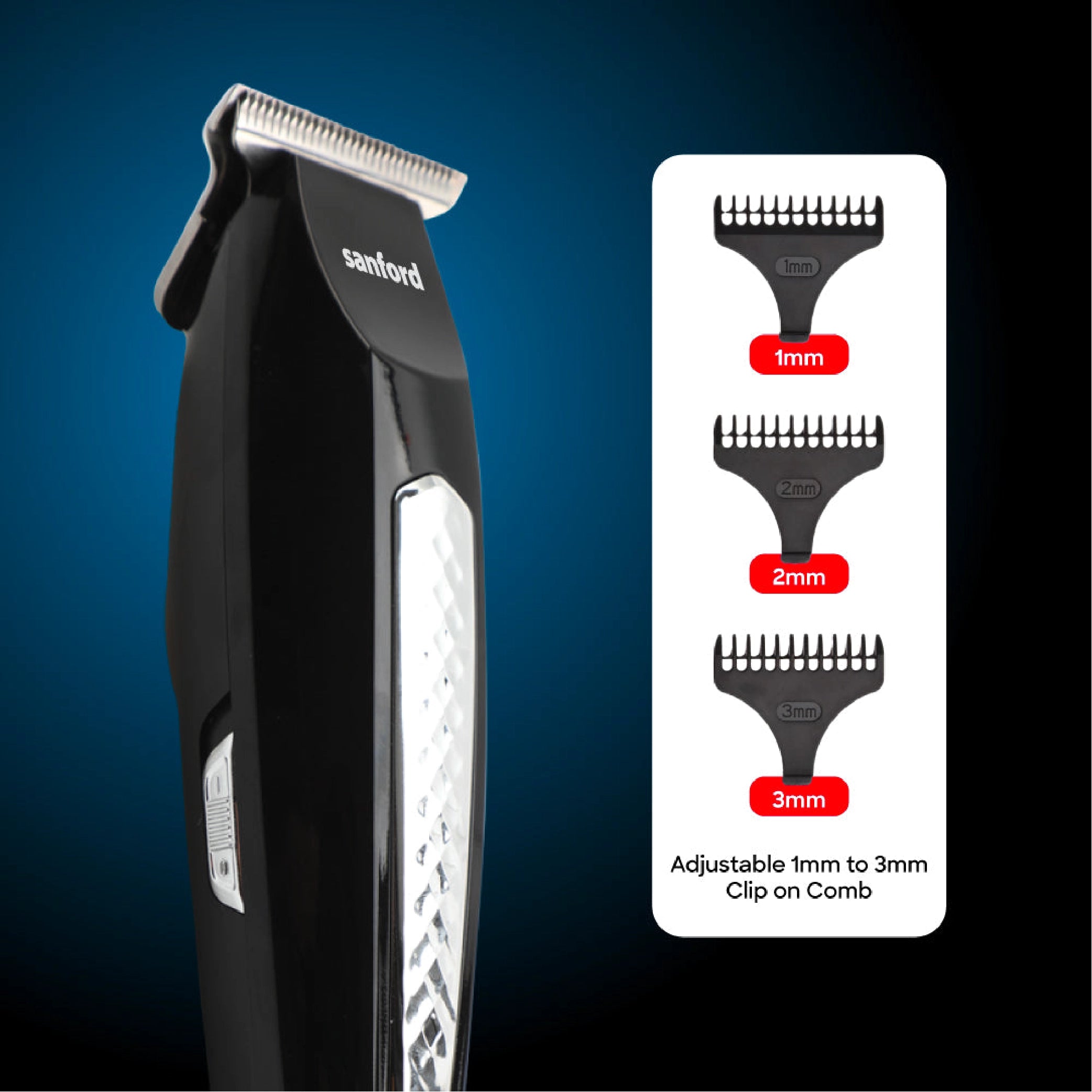 best hair trimmer stainless steel blade 4500 RPM motor & LED indicator sanford 6