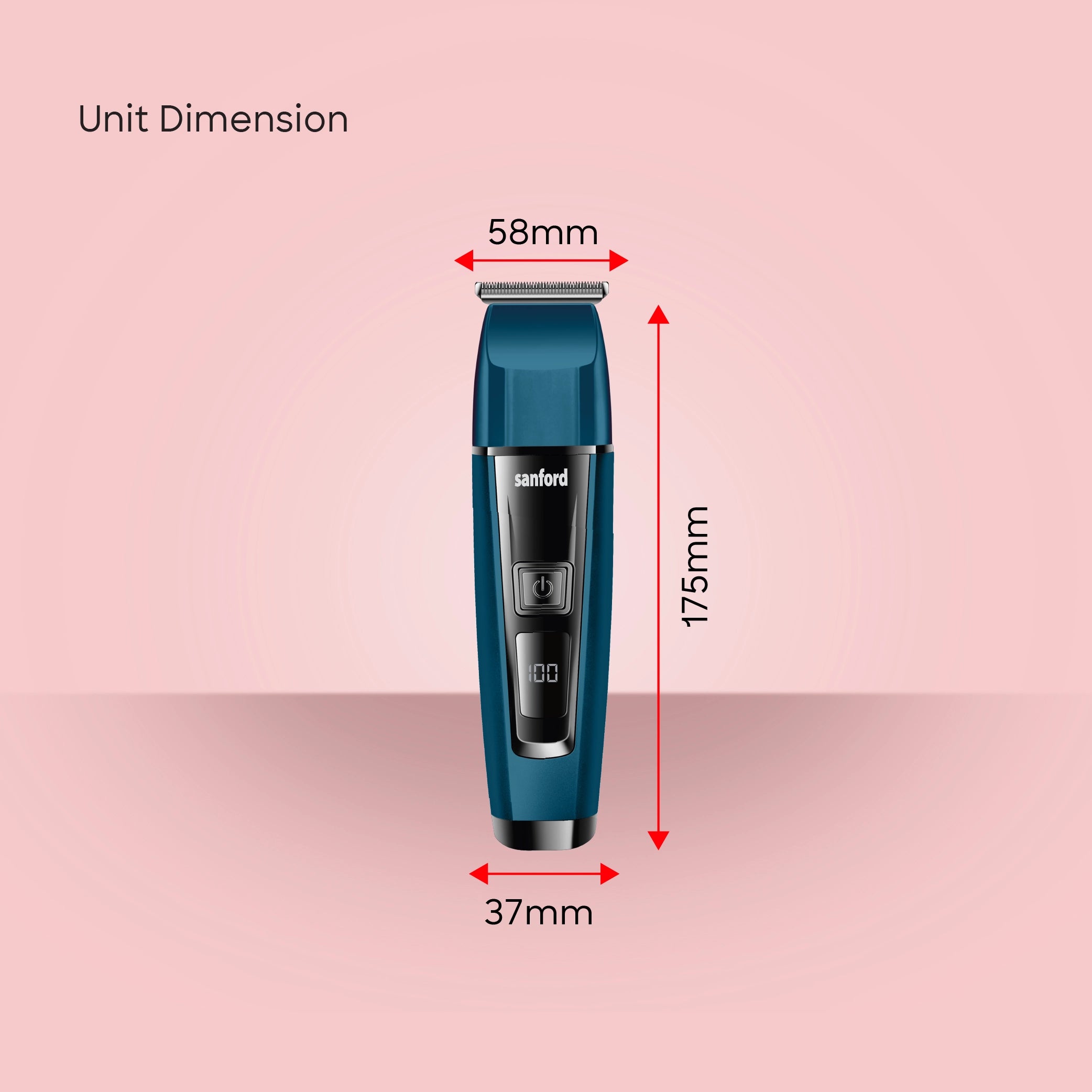 3 in 1 grooming kit LED display type C & 80 min sanford 6