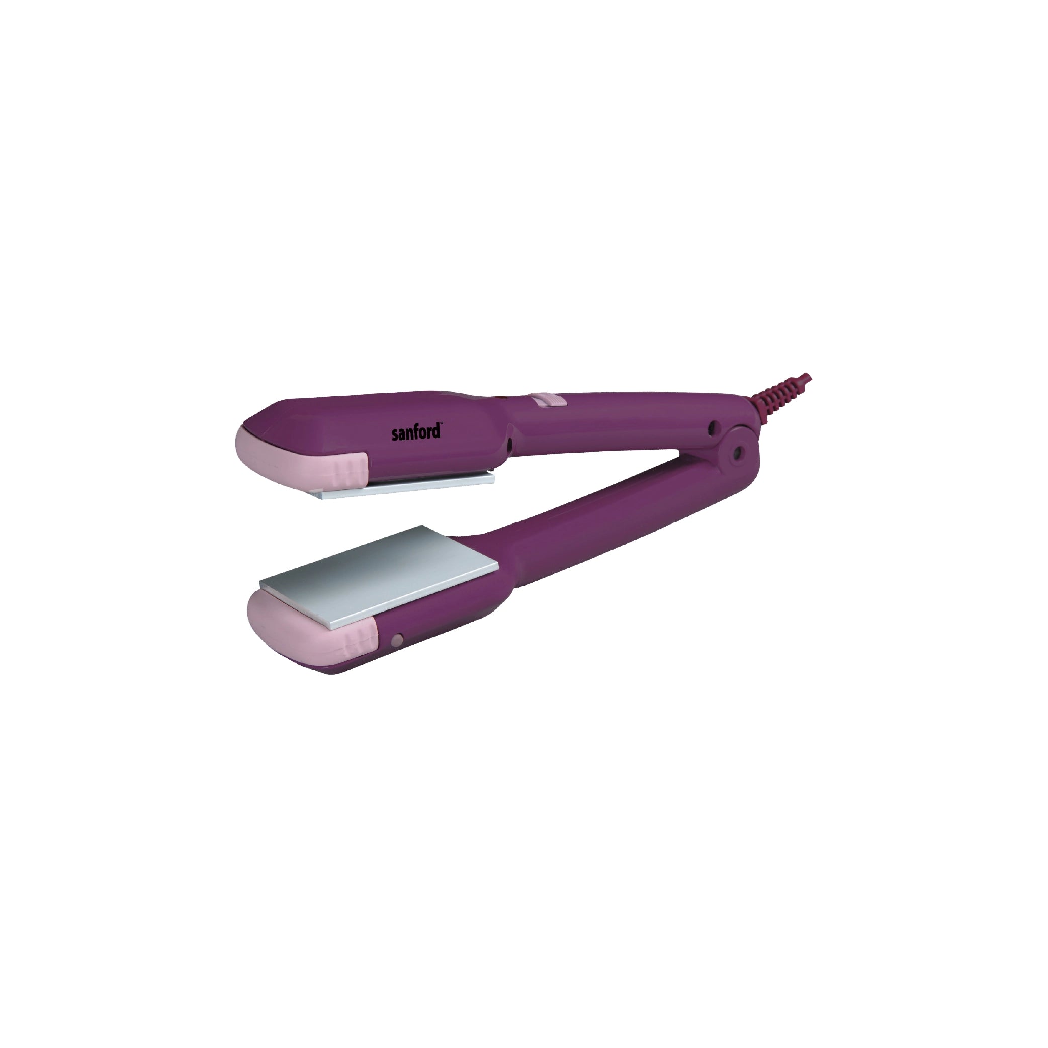Ergonomic ceramic hair straightener quick heat design sanford 1