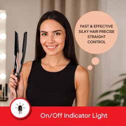 Sanford Hair Straightener With Infrared Technology Digital Display and Adjustable Temperature Control - SF999HST