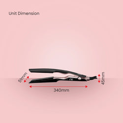 Sanford Hair Straightener With Infrared Technology Digital Display and Adjustable Temperature Control - SF999HST